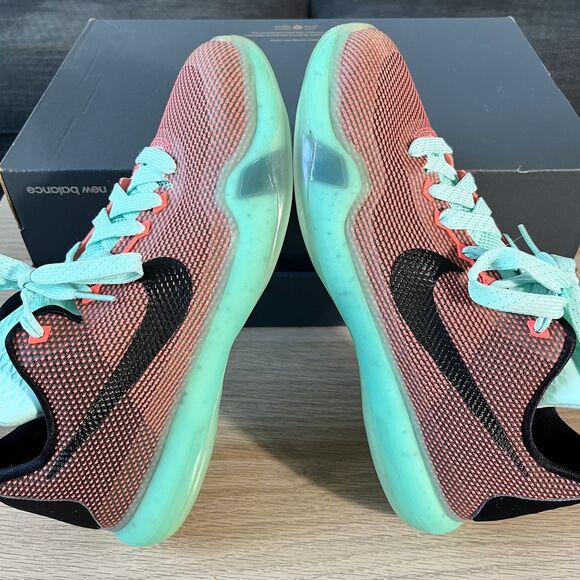 Nike Kobe X 10 GS Easter Hot Lava Sunset Glow Basketball Shoes Youth Size 6.5Y - Picture 8 of 12